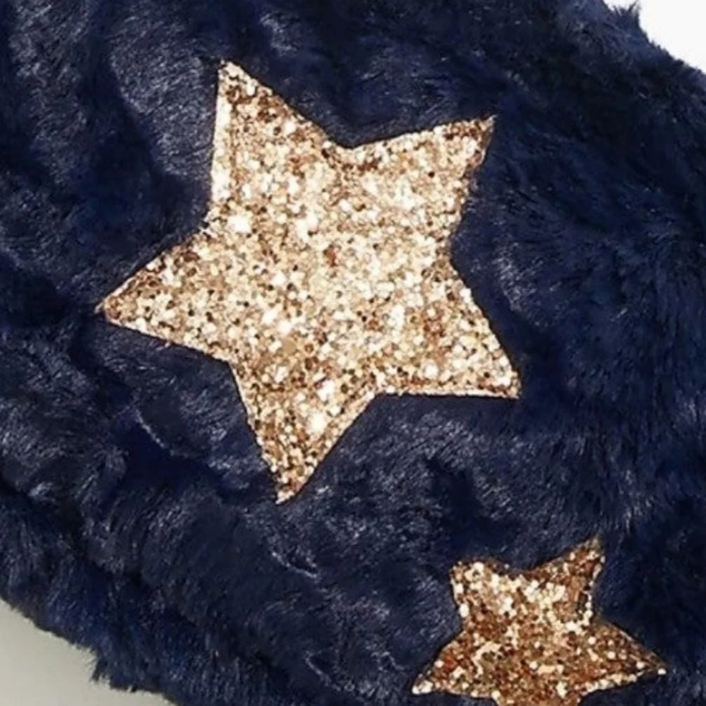 J. Crew Crewcuts Girls' Faux-fur Glitter Star Bag NWT